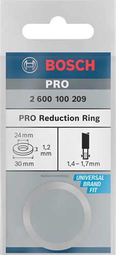 Bosch Accessoires Reduceerring voor cirkelzaagbladen 30 x 24 x 1,2 mm 1st - 2600100209-2