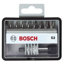 Bosch Accessoires Bitset | Extra Hard S3 | Robustline | 9-delig | 2607002562 - 2607002562