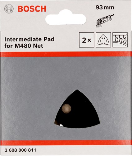 Bosch Accessoires Tussenpad, 93x93mm, 2x - 2608000811-2