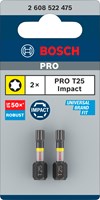 Bosch Accessoires Impact Control T25 25mm | 2 stuks - 2608522475-2