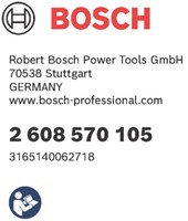 Bosch - Spannzange für Oberfräsen ø8mm SW24 (2608570105
