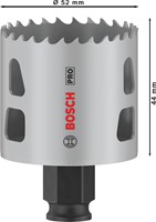 Bosch Accessoires PRO Multi Material PC Plus gatzaag | 52 mm - 2608594389-3