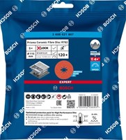 Bosch Accessoires Expert R782 X-LOCK keramische prisma-fiberschijf 115 mm, 22,23 mm, K120 - 1 stuk(s) - 2608621807-2