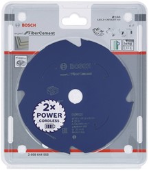 Bosch Accessoires Expert for Fibre Cement cirkelzaagblad voor accuzagen 165x1,8/1,2x20 T4 - 1 stuk(s) - 2608644555 - 2608644555
