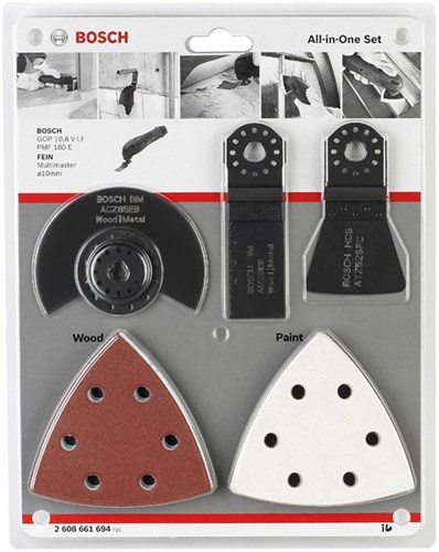 Bosch Accessoires Accessoireset 1 "Hout & Metaal" | 2608661694