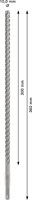 Bosch Accessoires PRO SDS plus-5X hamerboor | 10 x 300 x 360 mm - 2608833802-3