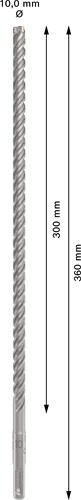 Bosch Accessoires PRO SDS plus-5X hamerboor | 10 x 300 x 360 mm - 2608833802-3