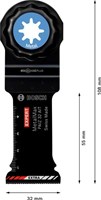 Bosch Accessoires Expert MetalMax PAIZ 32 AIT multitoolzaagblad 50 x 32 mm 10-delig - 1 stuk(s) - 2608900020-2