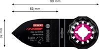 Bosch Accessoires Expert Sanding Finger fijn AVZ 32 RT10 multitoolschuurblad 32 x 50 mm - 1 stuk(s) - 2608900039-2