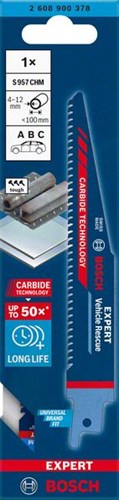 Bosch Accessoires Expert ‘Vehicle Rescue’ S 957 CHM reciprozaagblad 1 stuk - 1 stuk(s) - 2608900378-2