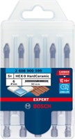 Bosch Accessoires Expert HardCeramic HEX-9 boorset voor dakpannen 6 mm 5-delig - 1 stuk(s) - 2608900599-2