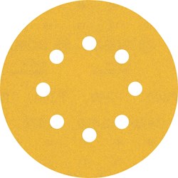 Bosch Accessoires Expert C470 schuurpapier voor excenterschuurmachines 125 mm, 8 gaten, K240 50-delig - 1 stuk(s) - 2608900914