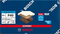 Bosch Accessoires Expert C470 schuurpapier voor excenterschuurmachines 125 mm, geen gaten, K40 50-delig - 1 stuk(s) - 2608900951-2