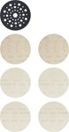 Bosch Accessoires Expert M480 schuurnetset 125 mm 7-delig - 1 stuk(s) - 2608901202