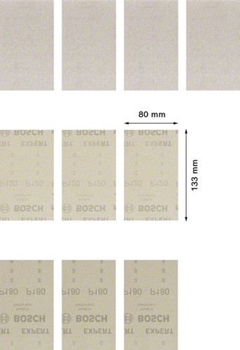 Bosch Accessoires Expert M480 schuurnetset 80 x 133 mm 10-delig - 1 stuk(s) - 2608901205-2