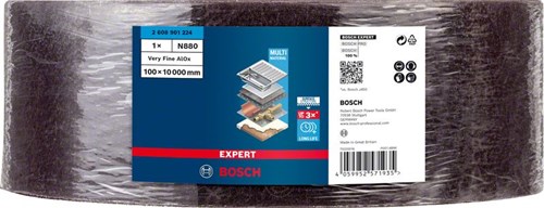 Bosch Accessoires Expert N880 vliesrol 100 mm x 10 m, zeer fijn A - 1 stuk(s) - 2608901224-2
