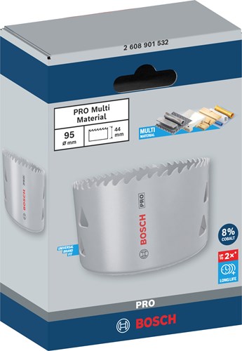 Bosch Accessoires PRO Multi Material gatzaag | 95 mm | met schroefdraad - 2608901532