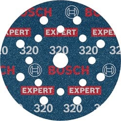 Bosch Accessoires EXPERT Schuurschijf O780 met film onderlaag, 125 mm, G320, 6x - 2608902405