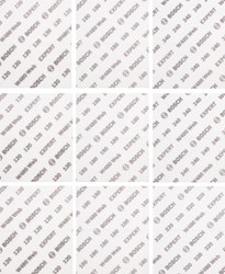 Bosch Accessoires EXPERT 9-delige set Schuurvel Web W480 115 x 140 mm, 3x G120; 3x G180, 2x G240; 1x G320 (online) - 2608902432