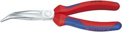 Knipex Platspitse tang met zijsnijder verchroomd 200 mm - 2625200