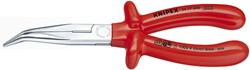 Knipex Platspitse tang met zijsnijder verchroomd 200 mm - 2627200