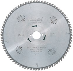 Metabo Cirkelzaagblad "Multi Cut" HW/CT Ø 254 mm, 80T FZ/TZ - 628093000