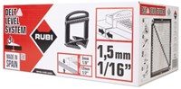 Rubi Delta Leveling Systeem Clips | 3-12 mm | 1,5 mm | 2400 stuks-2