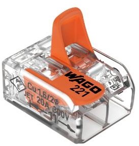 Enzo WAGO Lasklem hersluitbaar 2-voudig | 100 stuks - 4047211-3