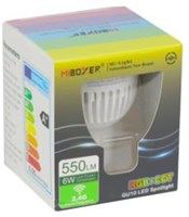 MiBoxer RGB-CCT LED GU10 6W RF 2.4G - LED0211-3