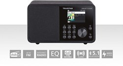 Telestar DIRA M 1 A Mobile EWF Batterijbediende Multifunctionele Mono Radio DAB+ / FM / Internet / Bluetooth Zwart - 30-011-02