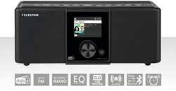 Telestar DIRA S21i+ EWF Multifunctionele Stereo Radio DAB+ / FM / Internet / Bluetooth Zwart - 30-221-02