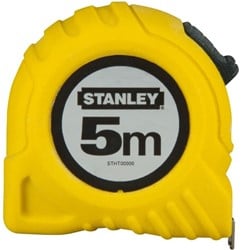 Stanley handgereedschap Rolbandmaat Stanley 5m - 19mm - 0-30-497