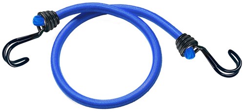 Masterlock Set of 2 bungees 120cm - colour : dark bluedouble reverse hook - 3017EURDAT