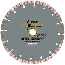 Inter Dynamics Diamantzaag Beton Premium 350x25,4mm - 326350