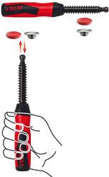 Bessey 2-componenten handgreep (TG / GZ / GMZ, overstek 120 mm) - 3101186