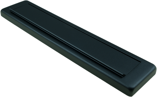 AMI Briefplaat EP 960 Deurdikte 38/42 Climate Comfort Zwart R9005 Str - 739610