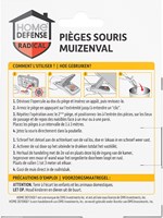 Home Defense® Muizenval Kunststof 2 stuks - HDCROC-3