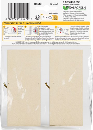 Home Defense® Muizenvallen Hout 2 stuks - HDSOU-3