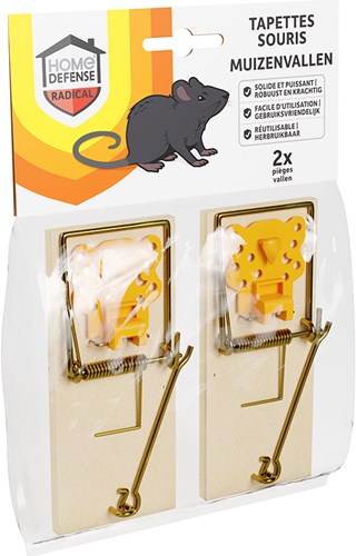 Home Defense® Muizenvallen Hout 2 stuks - HDSOU-2