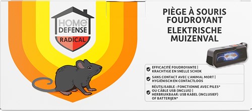 Home Defense® Muizenval Elektrisch - HDSOUELEC