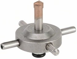 Bosch Accessoires Centreerkruis voor boorkronen voor droog boren en doosverzinkboren 62 mm 1st - 2608597904