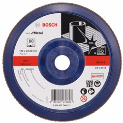 Bosch Accessoires 1 Lamellenschijf 180 X571, 
Best for Metal recht, kunststof, 80 - 2608607344