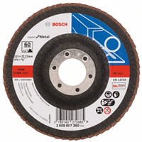 Bosch Accessoires 1 Lamellenschijf 115 X551, Expert for Metal recht, 60 - 2608607350