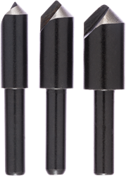 Bosch Accessoires 3-delige Conische Verzinkboor-Set met 1 boorplaatje - 2609255124