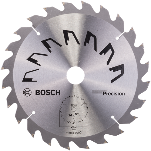 Bosch Accessoires Cirkelzaagblad Precision 250X2X30/-,T24 - 2609256878