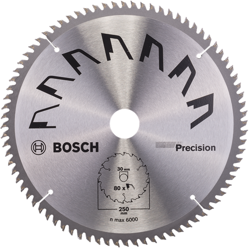 Bosch Accessoires Cirkelzaagblad Precision 250X2X30/-,T80 - 2609256882