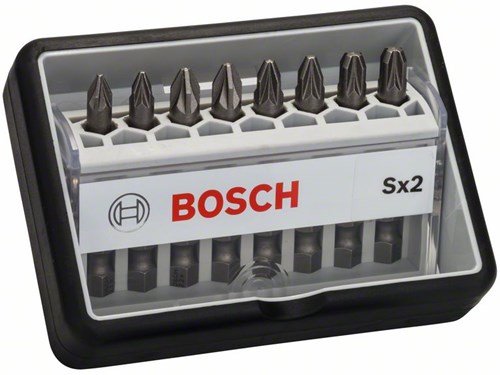 Bosch Accessoires 8-delige Robust Line bitset Sx Extra Hard 49 mm, 8delig - 2607002557