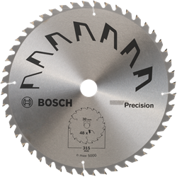 Bosch Accessoires Cirkelzaagblad Precision Ø315 3,2mm T48 - 2609256937