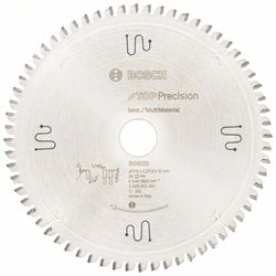 Bosch Accessoires Cirkelzaagblad Top Precision Best for Multi Material 216 x 30 x 2,3 mm, 64 1st - 2608642097