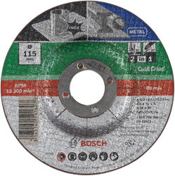 Bosch Accessoires Doorslijpschijf 2 In 1 Metaal+Inox, 115 X2,5 Gebo - 2609256308